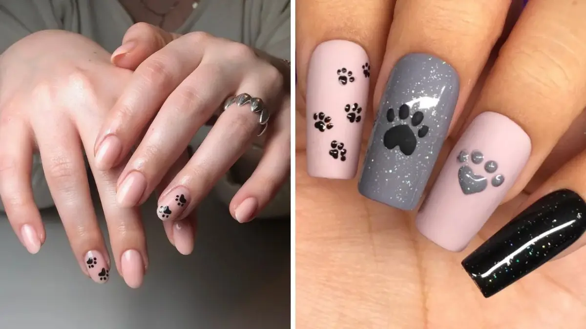 Minimalismo Adorável: Patinhas Delicadas em Nude - inspiração