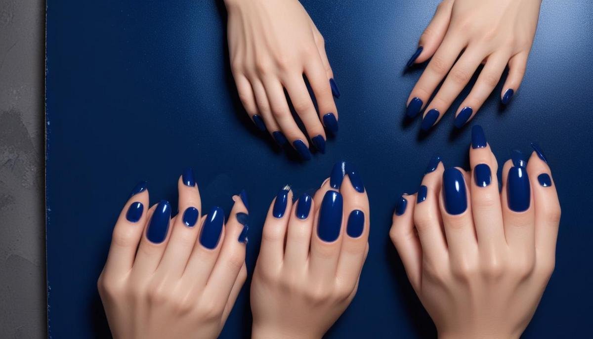 Passo a passo para fazer unha azul escuro perfeita em casa Passo a passo para fazer unha azul escuro perfeita em casa