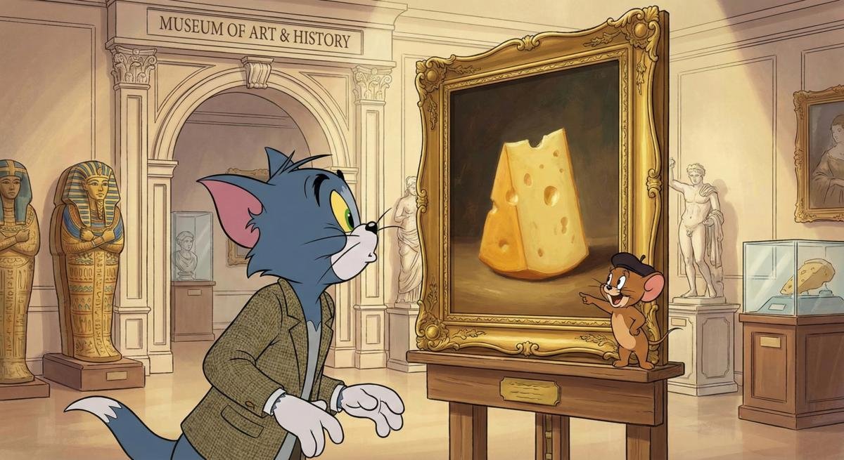 Enredo de "Tom & Jerry: Uma Aventura no Museu"