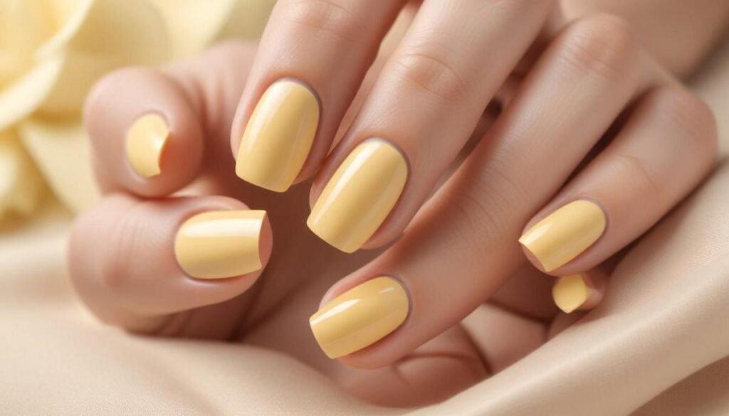 Amarelo manteiga unha: o tom suave que arrasa nas unhas em 2024