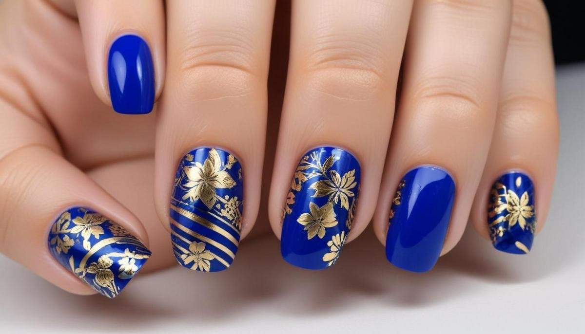 Conclusão: o poder da unha azul royal decorada para transformar seu visual Conclusão: o poder da unha azul royal decorada para transformar seu visual