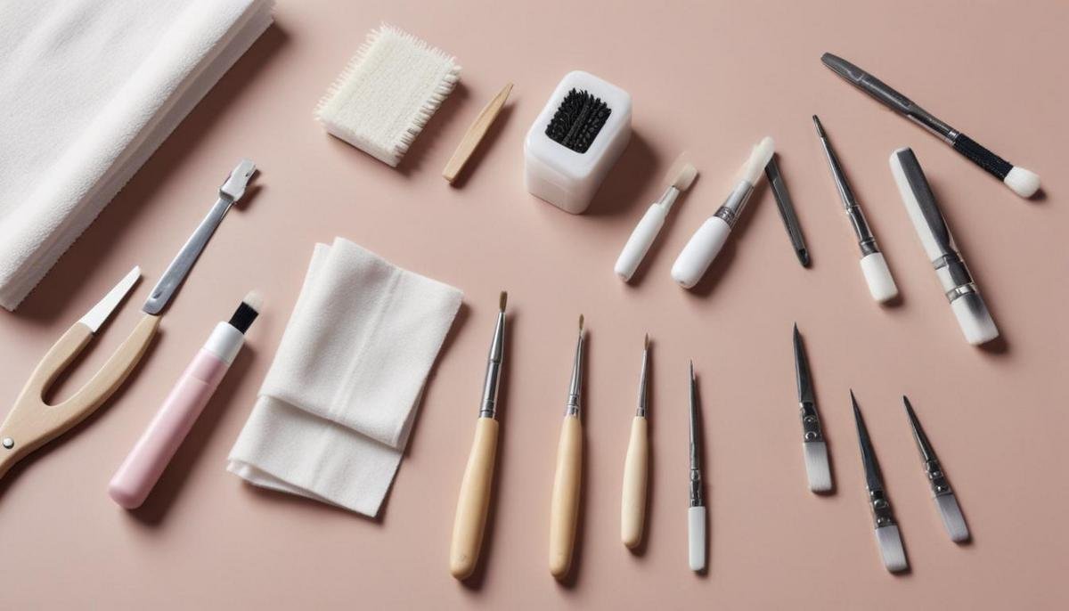 Passo a passo da limpeza precisão unha