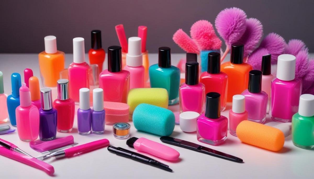 Passo a passo para fazer ombré neon unha