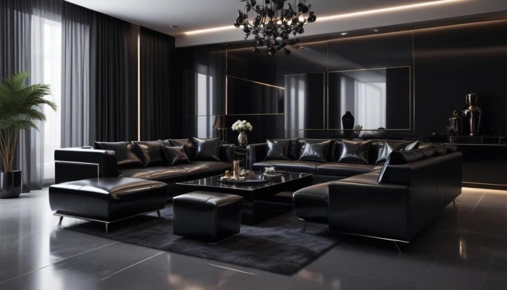 Preto brilhante: descubra como transformar ambientes com esse acabamento poderoso