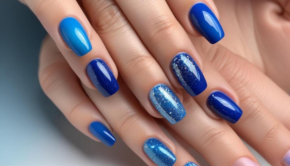 Inspirações criativas para ideias de unhas azuis Inspirações criativas para ideias de unhas azuis