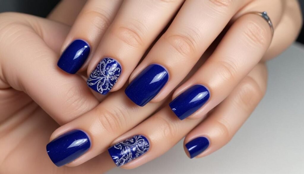 Unha azul royal decorada: inspire-se com ideias incríveis e estilos que valorizam seu visual Unha azul royal decorada: inspire-se com ideias incríveis e estilos que valorizam seu visual