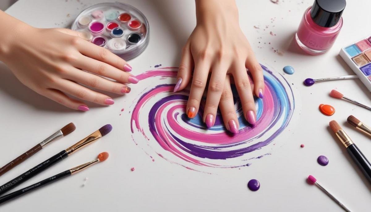 Passo a passo para fazer swirls abstratos em casa Passo a passo para fazer swirls abstratos em casa