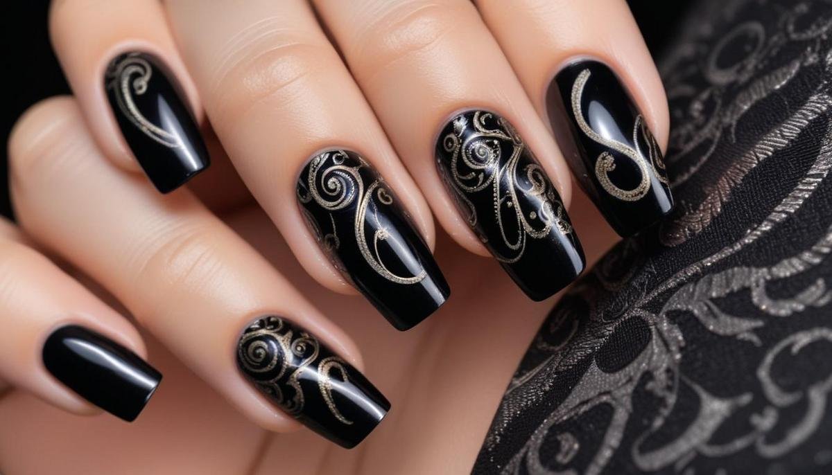 O que é preto swirl unhas? O que é preto swirl unhas?