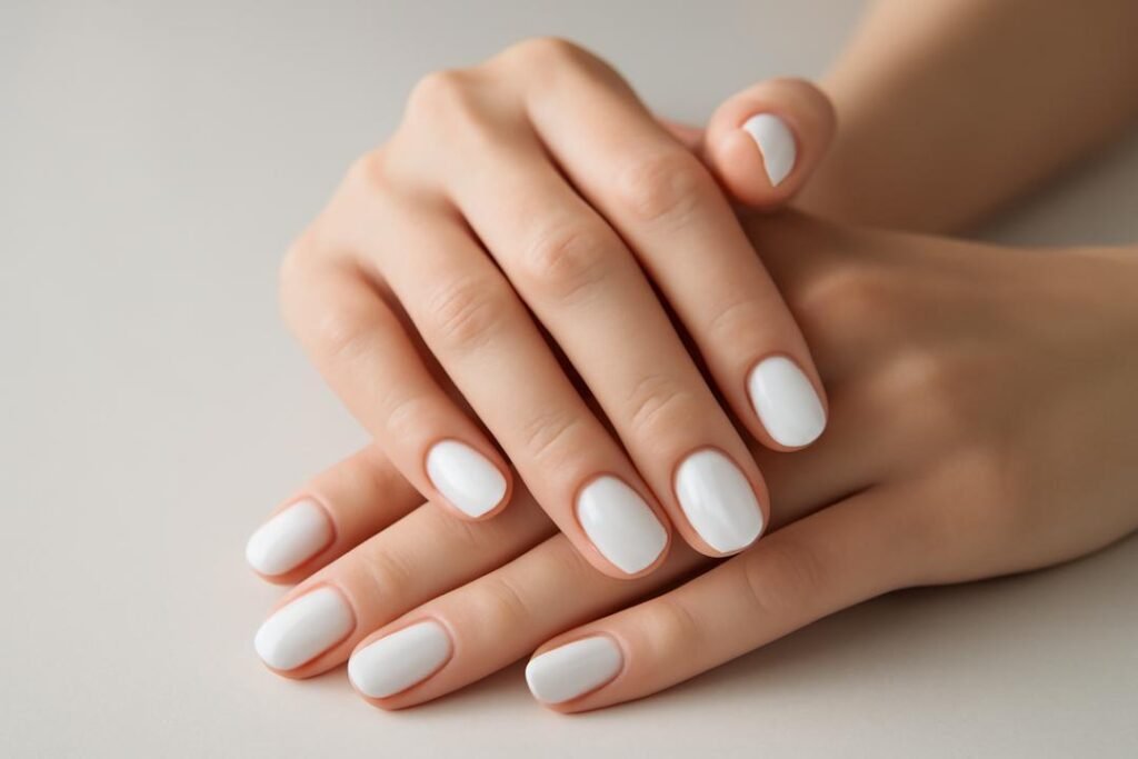 Unhas brancas clean girl: transforme seu visual com elegância simples
