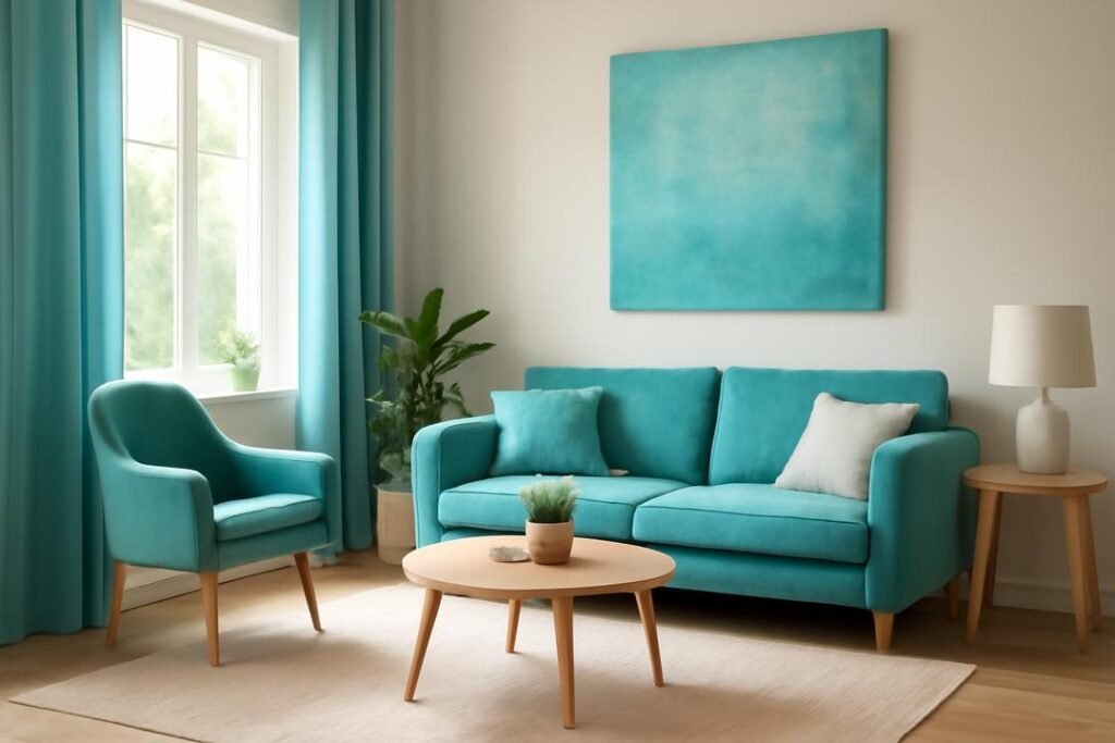 Azul turquesa: descubra o poder dessa cor para transformar seus ambientes