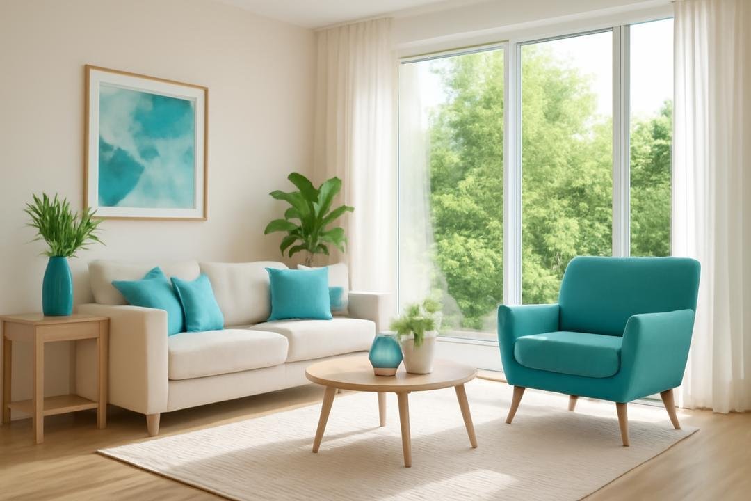 Como usar azul turquesa em diferentes ambientes
