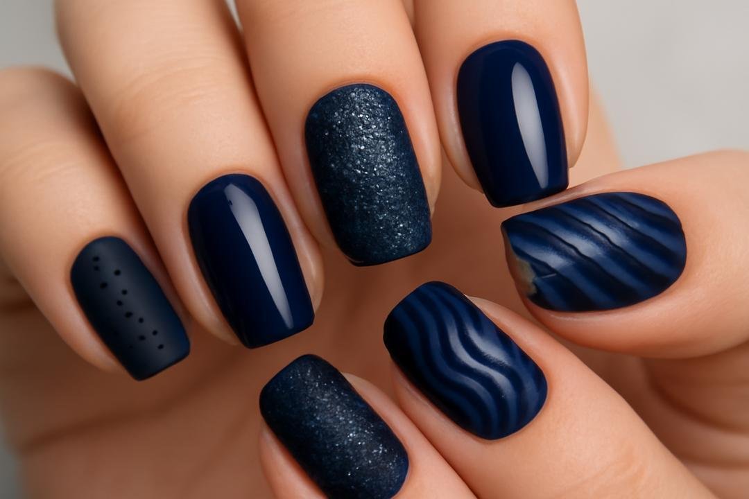 Cuidados essenciais para manter as unhas azul marinho impecáveis