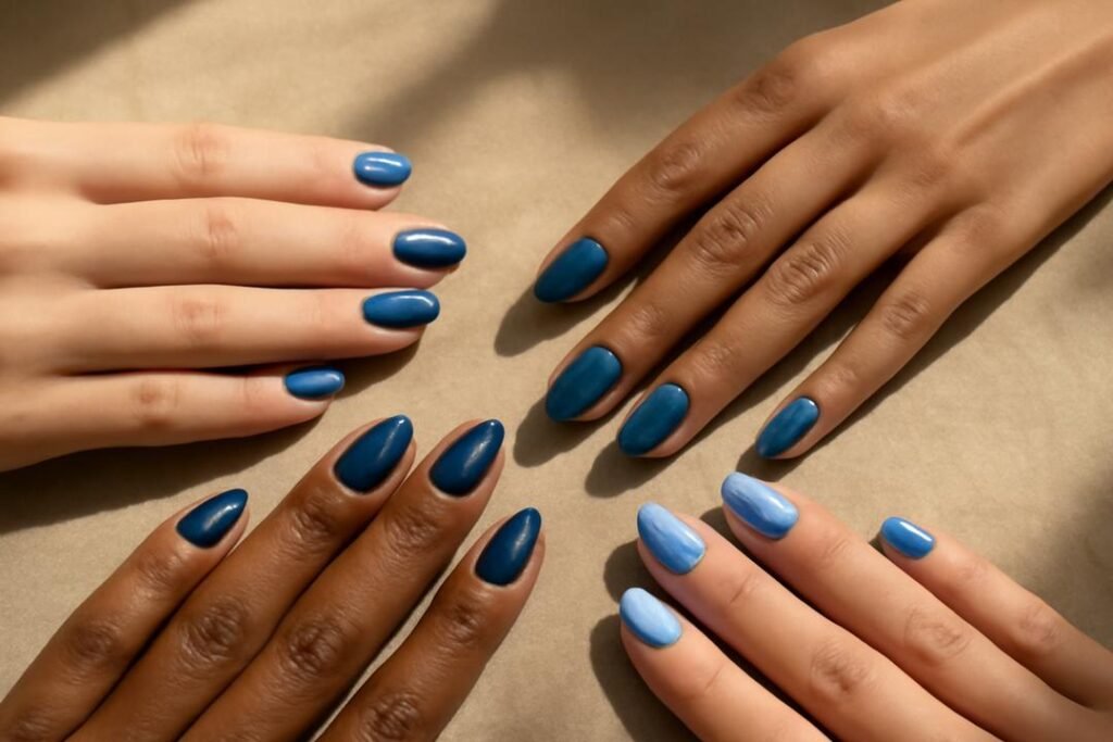 Unhas azuis: descubra como transformar seu visual com estilo e elegância